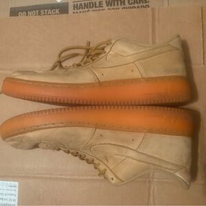 Nike Men’s Airforce 1 Low Flax Wheat Sneakers Size 12